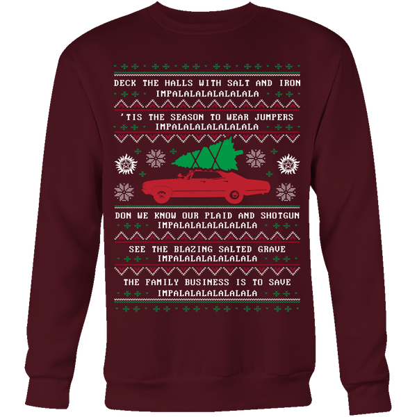 Supernatural Ugly Christmas Sweater - T-shirt - Supernatural-Sickness - 3