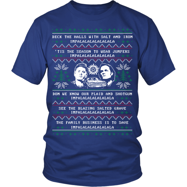 Supernatural Ugly Christmas Sweater - T-shirt - Supernatural-Sickness - 9