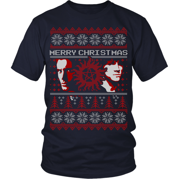 Supernatural UGLY Christmas Sweater - T-shirt - Supernatural-Sickness - 8