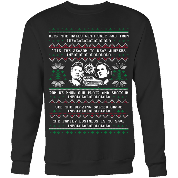 Supernatural Ugly Christmas Sweater - T-shirt - Supernatural-Sickness - 1