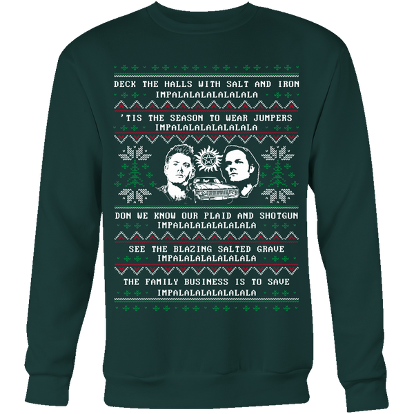 Supernatural Ugly Christmas Sweater - T-shirt - Supernatural-Sickness - 2