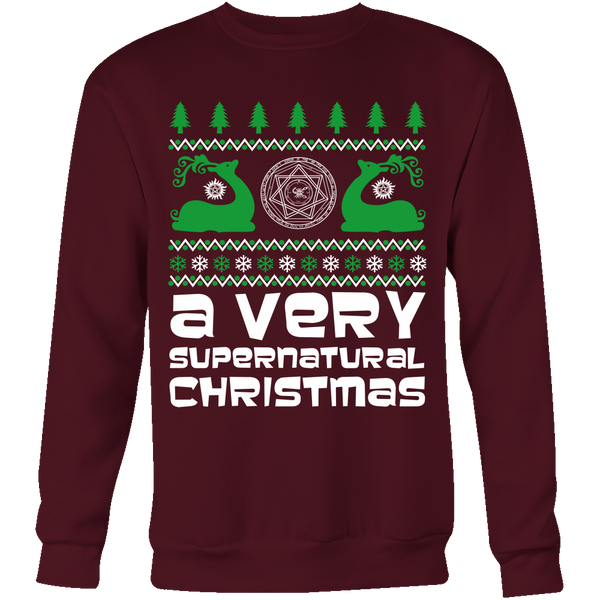BGA Supernatural UGLY Christmas Sweater - T-shirt - Supernatural-Sickness - 6