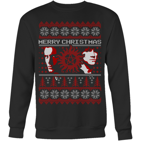 Supernatural UGLY Christmas Sweater - T-shirt - Supernatural-Sickness - 1