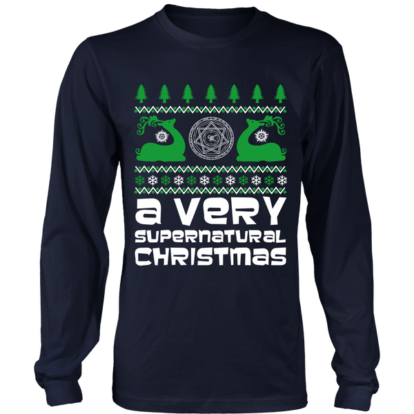 BGA Supernatural UGLY Christmas Sweater - T-shirt - Supernatural-Sickness - 2
