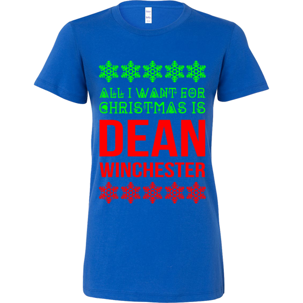 All I Want For Christmas Is Dean Winchester - Tank Top - T-shirt - Supernatural-Sickness - 9