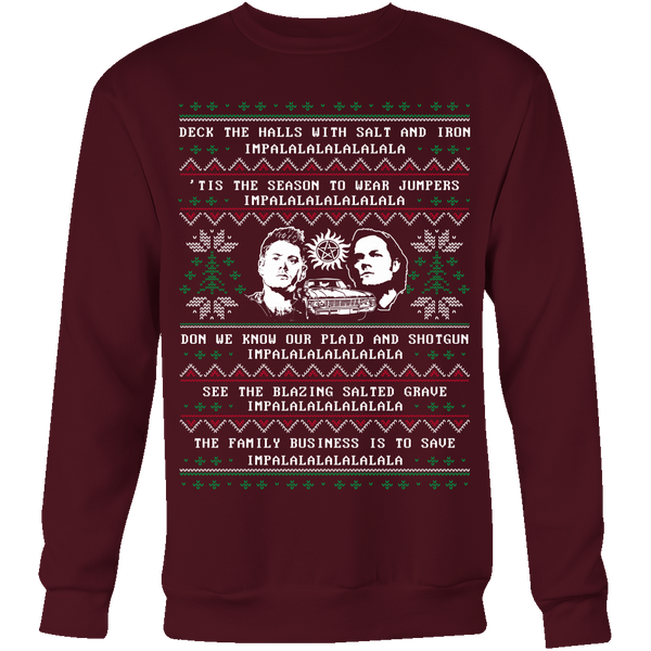 Supernatural Ugly Christmas Sweater - T-shirt - Supernatural-Sickness - 3