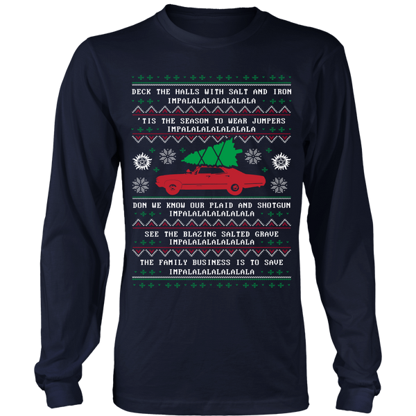 Supernatural Ugly Christmas Sweater - T-shirt - Supernatural-Sickness - 5