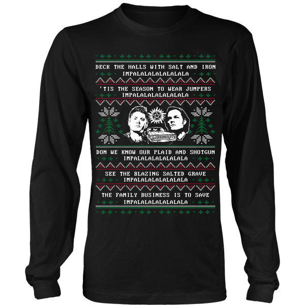 Supernatural Ugly Christmas Sweater - T-shirt - Supernatural-Sickness - 4