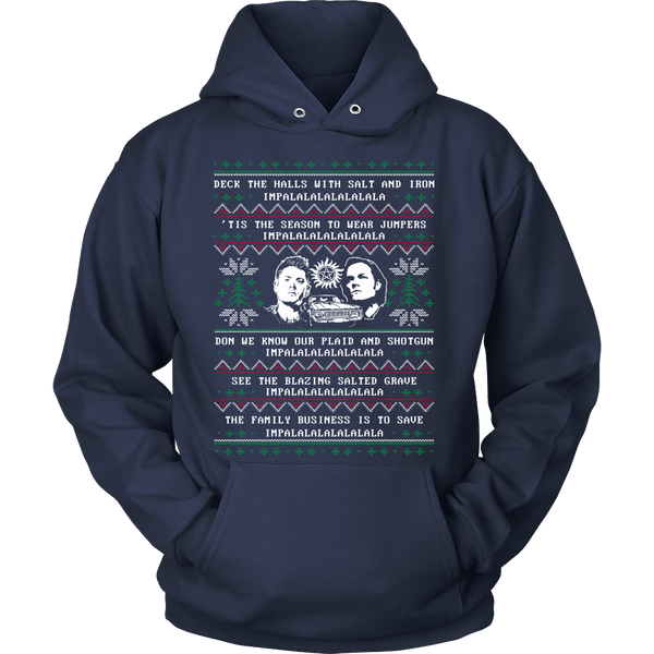 Supernatural Ugly Christmas Sweater - T-shirt - Supernatural-Sickness - 12