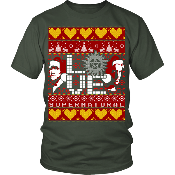 Supernatural UGLY Christmas Sweater - T-shirt - Supernatural-Sickness - 9