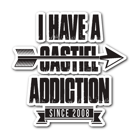 Castiel Addiction - Sticker - Stickers - Supernatural-Sickness