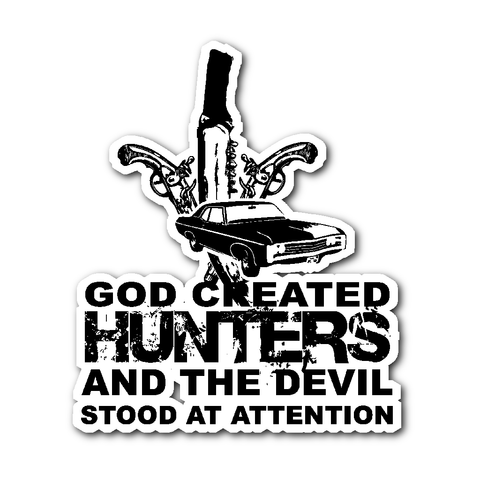 God created Hunters - Sticker - Stickers - Supernatural-Sickness