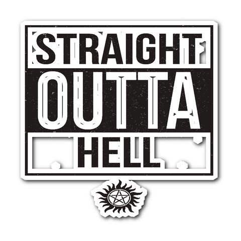 Straight Outta Hell - Sticker - Stickers - Supernatural-Sickness