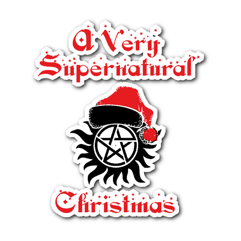 Supernatural Christmas - Sticker - Stickers - Supernatural-Sickness