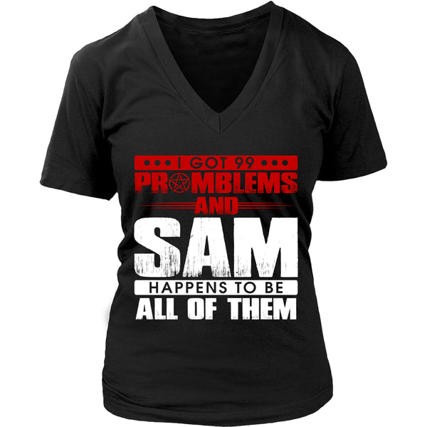 99 problems with Sam - Apparel - T-shirt - Supernatural-Sickness - 11