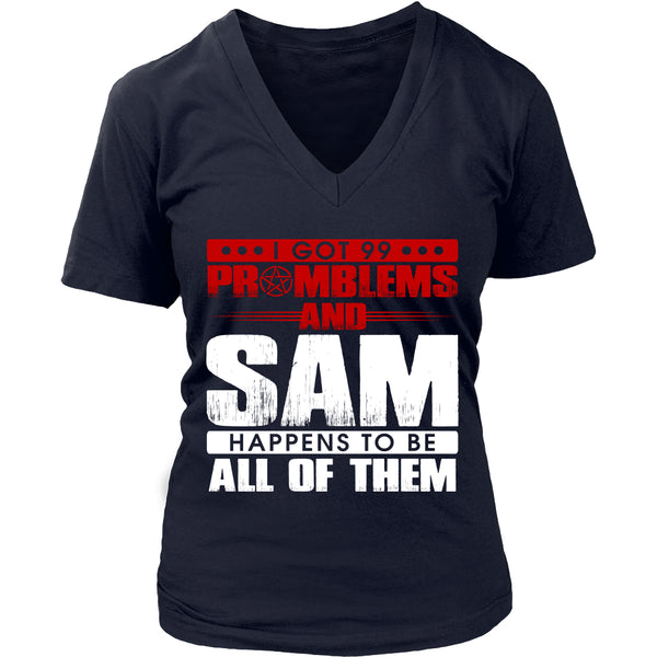 99 problems with Sam - Apparel - T-shirt - Supernatural-Sickness - 12