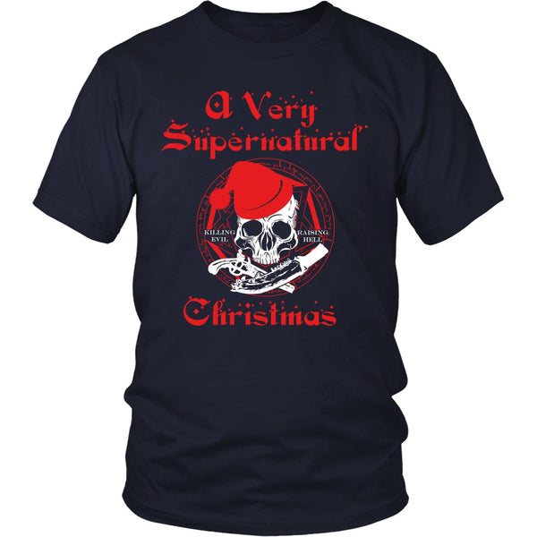 A Very Supernatural Christmas Sweater - T-shirt - Supernatural-Sickness - 4