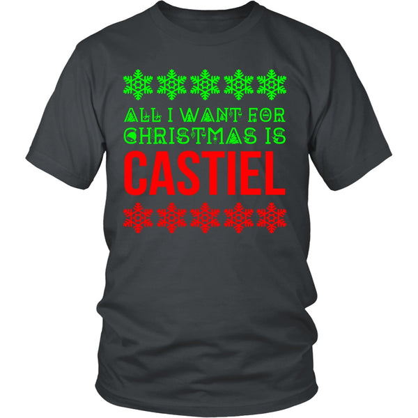 All I Want For Christmas Is Castiel - T-shirt - Supernatural-Sickness - 5