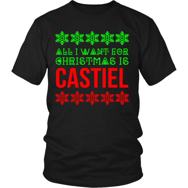 All I Want For Christmas Is Castiel - T-shirt - Supernatural-Sickness - 6