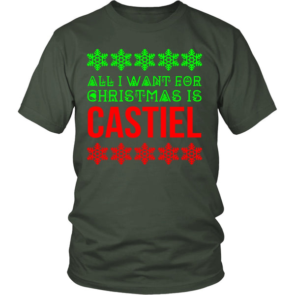 All I Want For Christmas Is Castiel - T-shirt - Supernatural-Sickness - 7