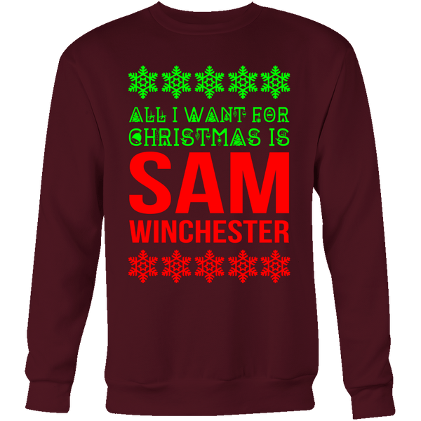 All I Want For Christmas Is Sam Winchester - T-shirt - Supernatural-Sickness - 10
