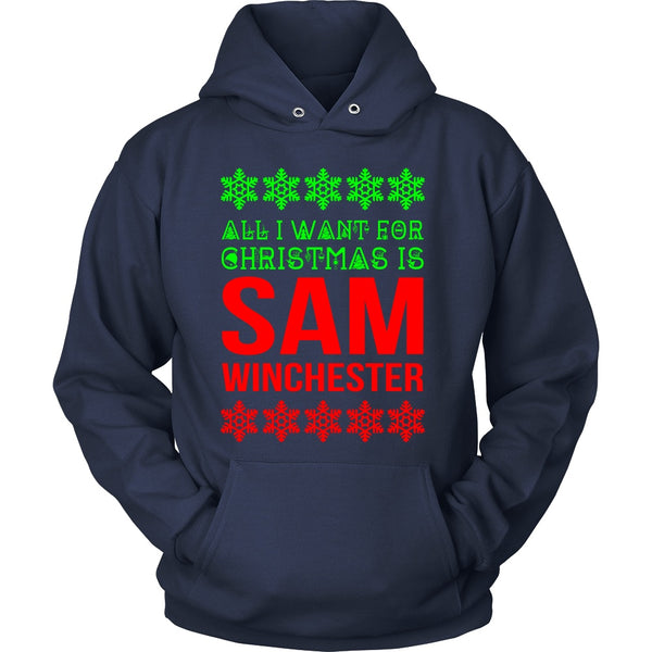 All I Want For Christmas Is Sam Winchester - T-shirt - Supernatural-Sickness - 12