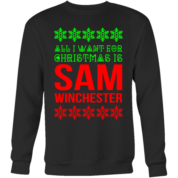 All I Want For Christmas Is Sam Winchester - T-shirt - Supernatural-Sickness - 8