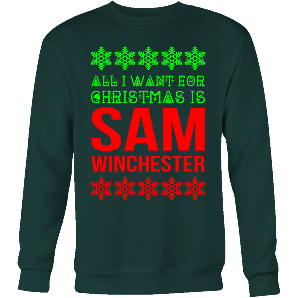 All I Want For Christmas Is Sam Winchester - T-shirt - Supernatural-Sickness - 9