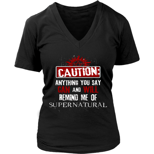 Caution - Apparel - T-shirt - Supernatural-Sickness - 12