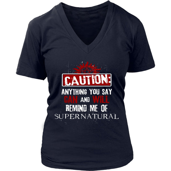 Caution - Apparel - T-shirt - Supernatural-Sickness - 13