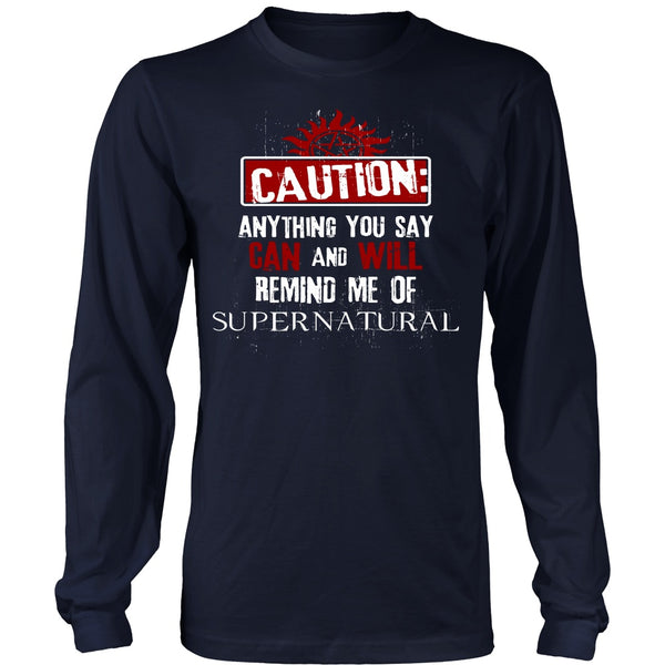 Caution - Apparel - T-shirt - Supernatural-Sickness - 6