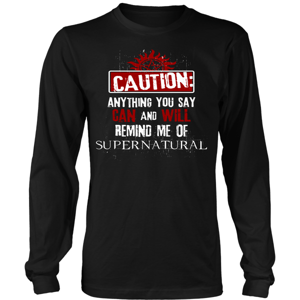 Caution - Apparel - T-shirt - Supernatural-Sickness - 7