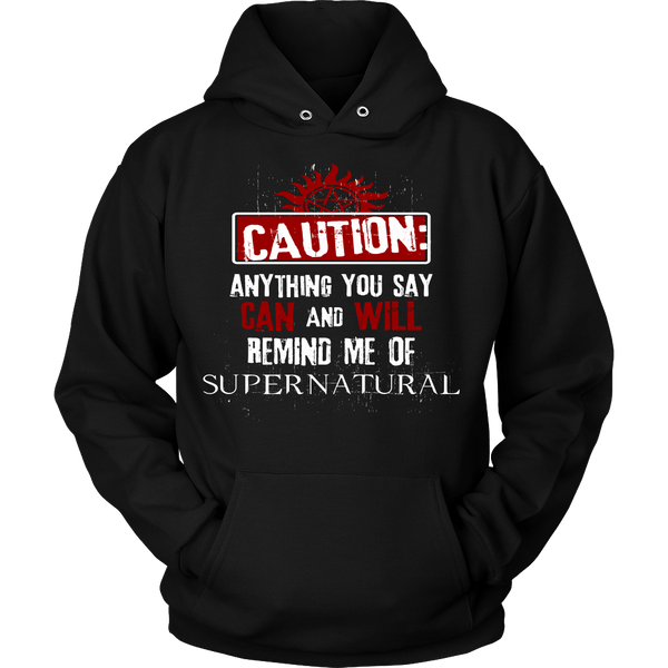 Caution - Apparel - T-shirt - Supernatural-Sickness - 8
