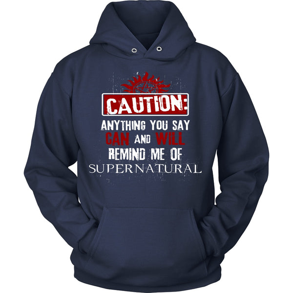 Caution - Apparel - T-shirt - Supernatural-Sickness - 9