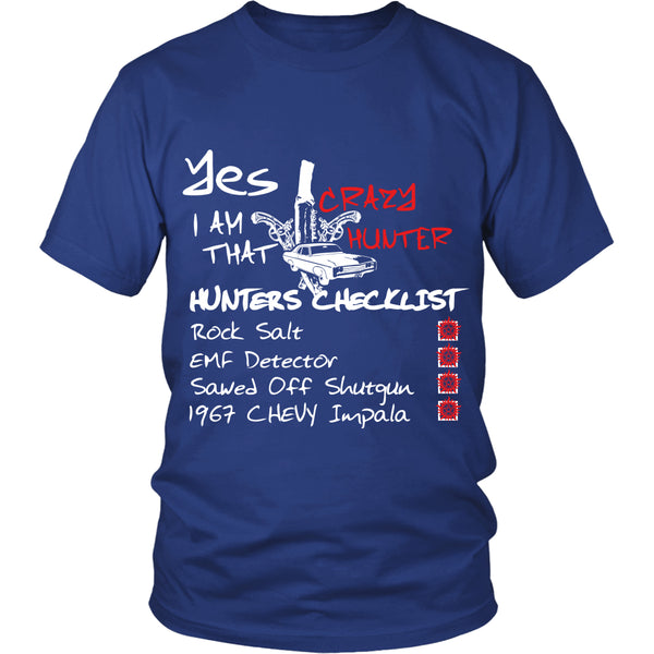 Crazy Hunter - Apparel - T-shirt - Supernatural-Sickness - 2