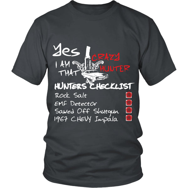 Crazy Hunter - Apparel - T-shirt - Supernatural-Sickness - 4