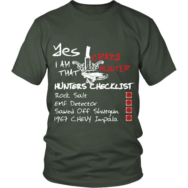 Crazy Hunter - Apparel - T-shirt - Supernatural-Sickness - 5