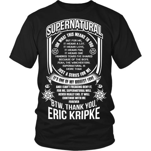 Eric Kripke - Apparel - T-shirt - Supernatural-Sickness - 1
