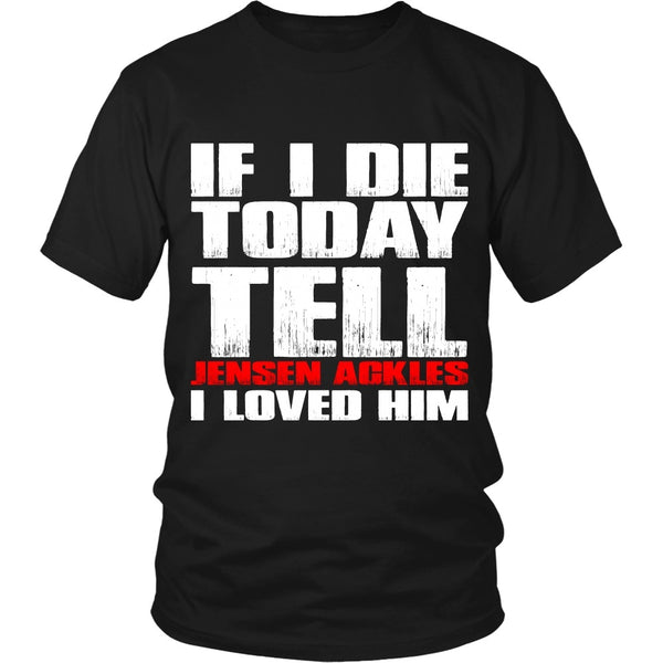 If i die today - Apparel - T-shirt - Supernatural-Sickness - 1