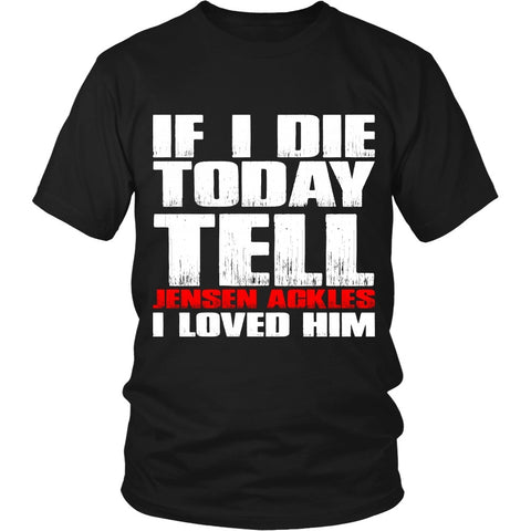 If i die today - Apparel - T-shirt - Supernatural-Sickness - 1
