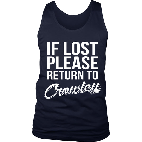 If Lost Crowley - Tank Top - T-shirt - Supernatural-Sickness - 2