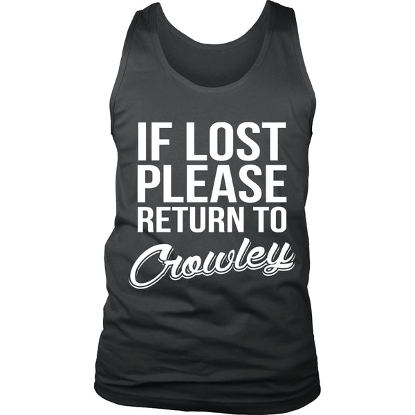 If Lost Crowley - Tank Top - T-shirt - Supernatural-Sickness - 7