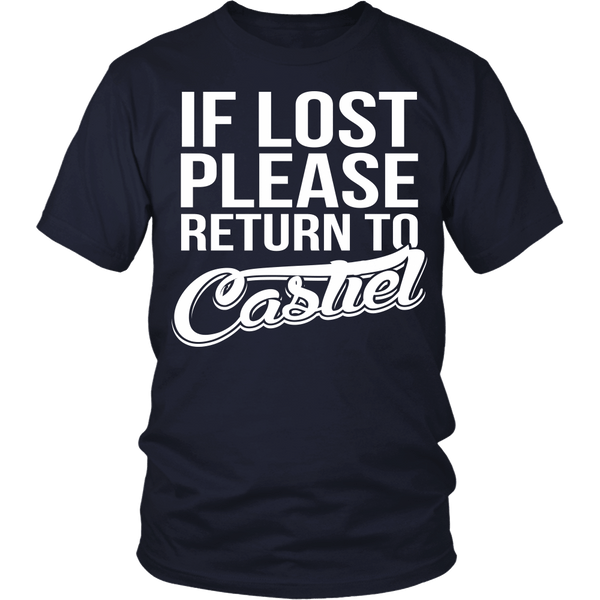 IF LOST Return to Castiel - T-shirt - Supernatural-Sickness - 2