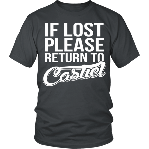 IF LOST Return to Castiel - T-shirt - Supernatural-Sickness - 3
