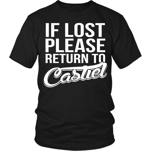 IF LOST Return to Castiel - T-shirt - Supernatural-Sickness - 4