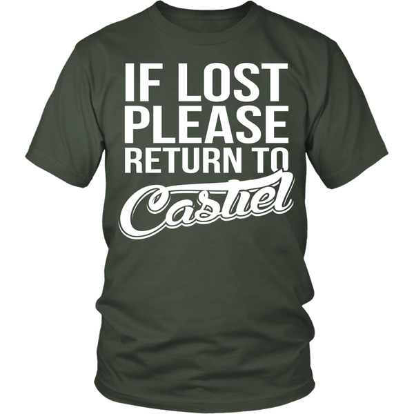 IF LOST Return to Castiel - T-shirt - Supernatural-Sickness - 5
