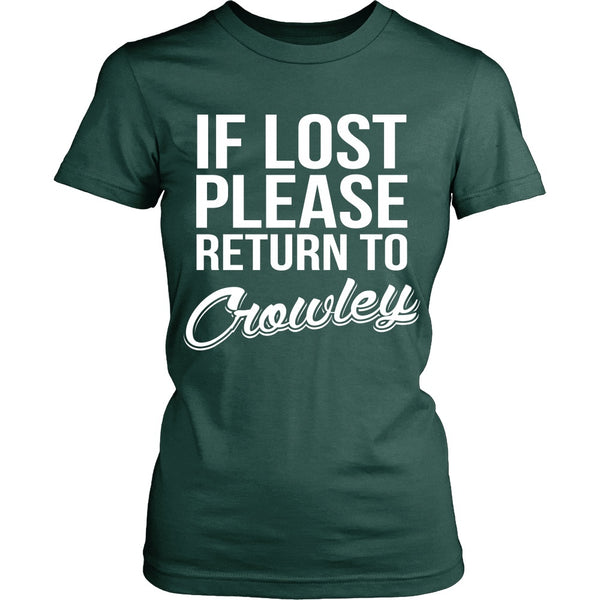 IF LOST Return to Crowley - T-shirt - Supernatural-Sickness - 11