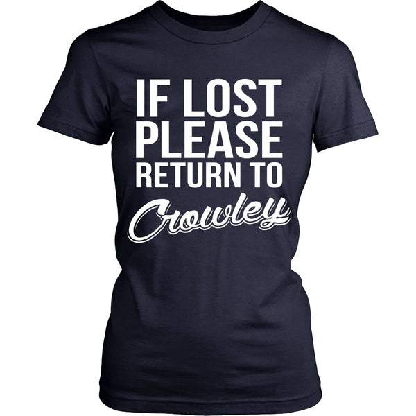 IF LOST Return to Crowley - T-shirt - Supernatural-Sickness - 12