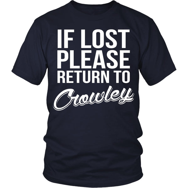 IF LOST Return to Crowley - T-shirt - Supernatural-Sickness - 2