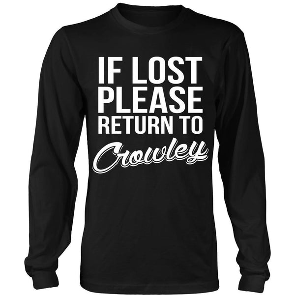 IF LOST Return to Crowley - T-shirt - Supernatural-Sickness - 7